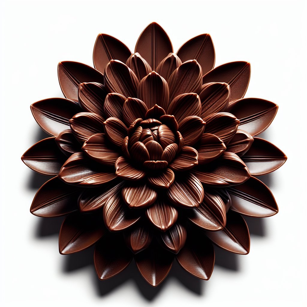 Picture of Chocolate Flower note