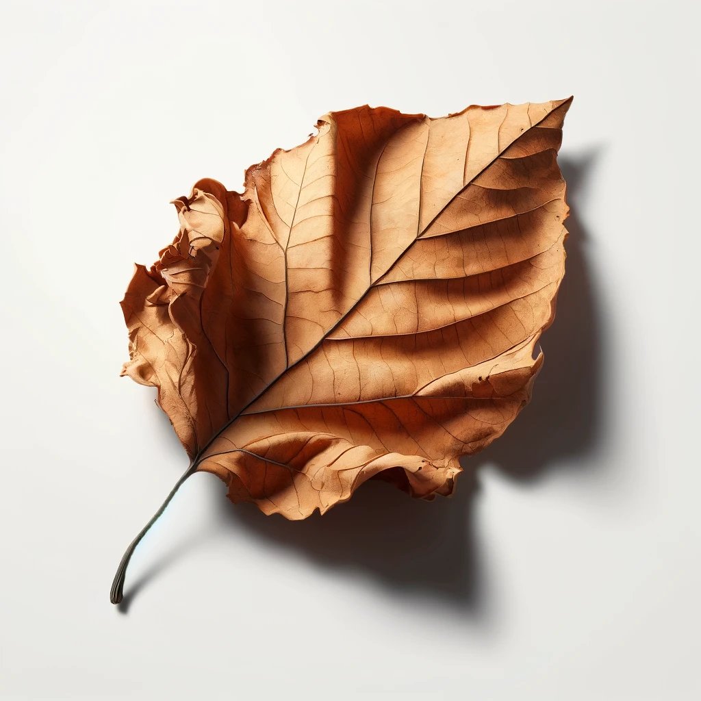 Picture of Dried Fallen Leaves note