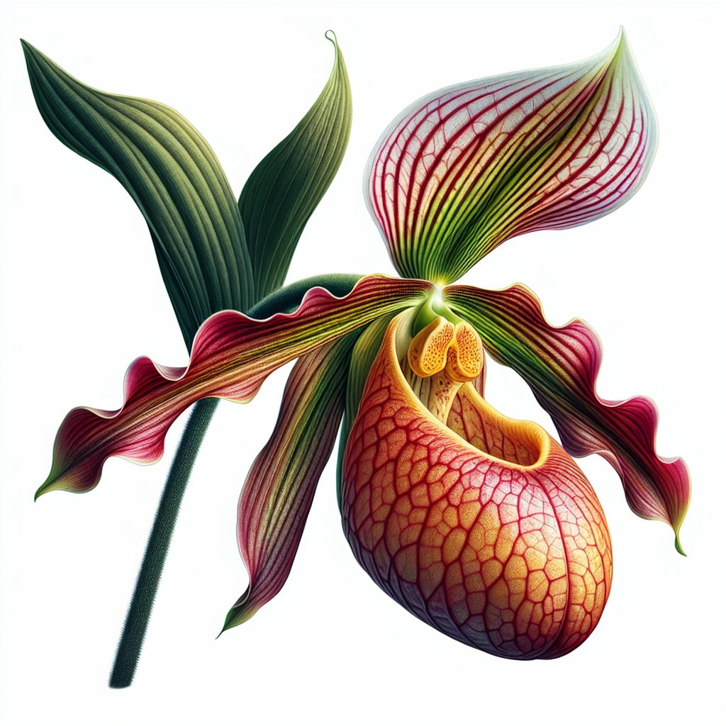 Picture of Lady Slipper Orchid note