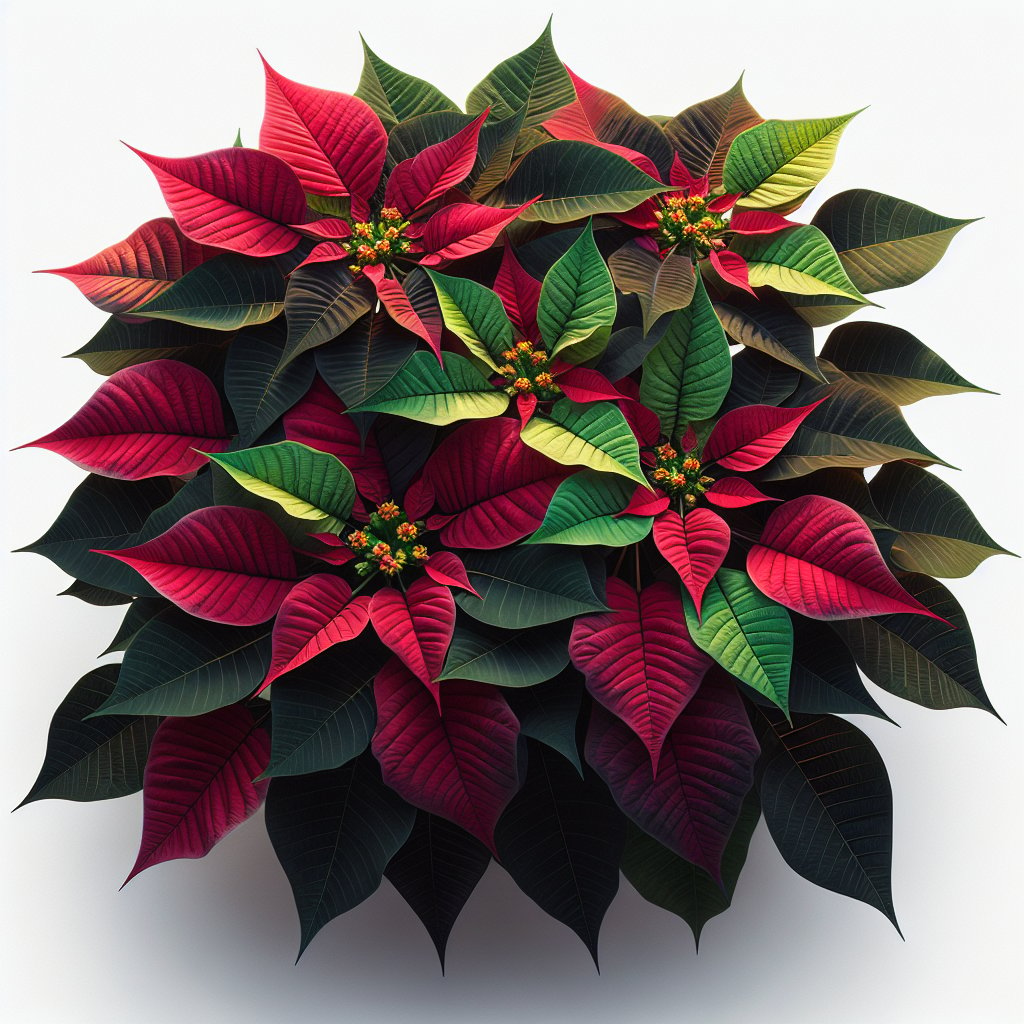 Picture of Poinsettia note