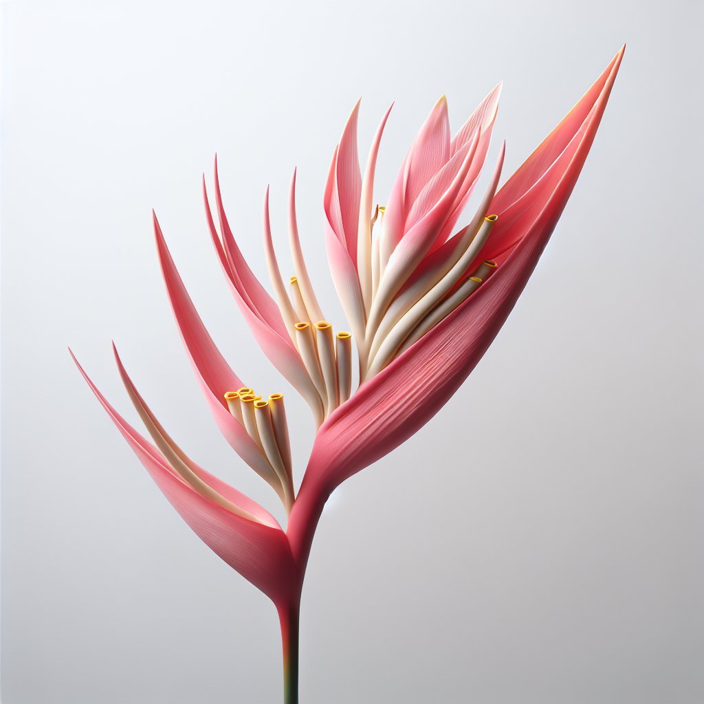 Picture of Pink Flamingo Heliconia note