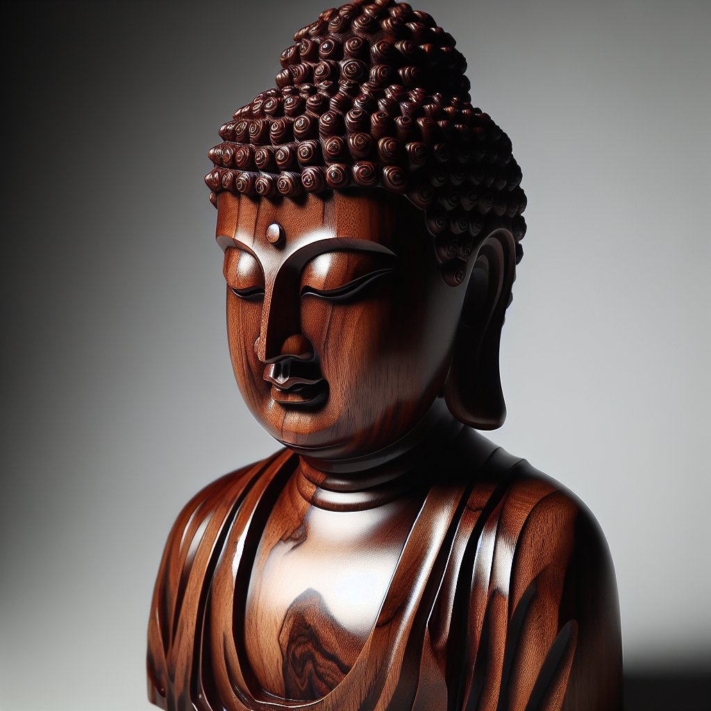 Picture of Buddha Wood note