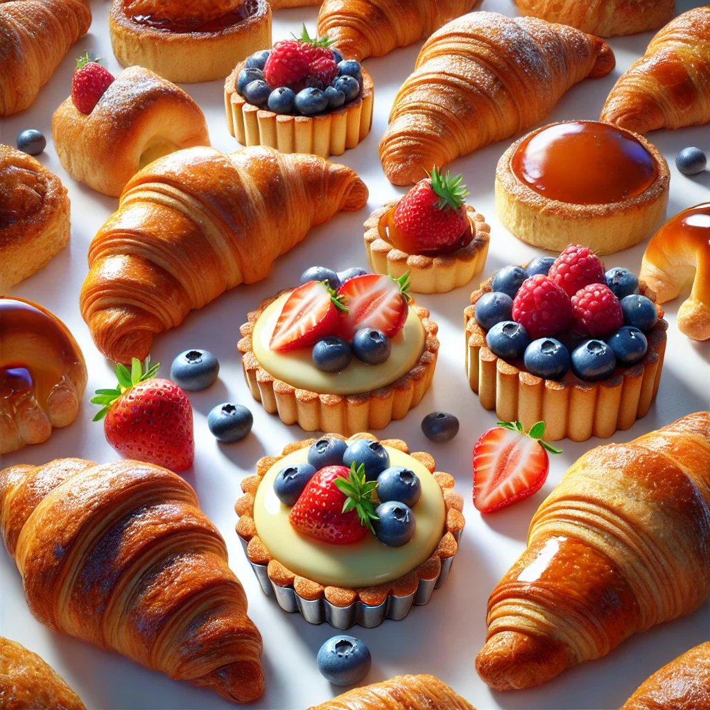 Picture of French Pastries note