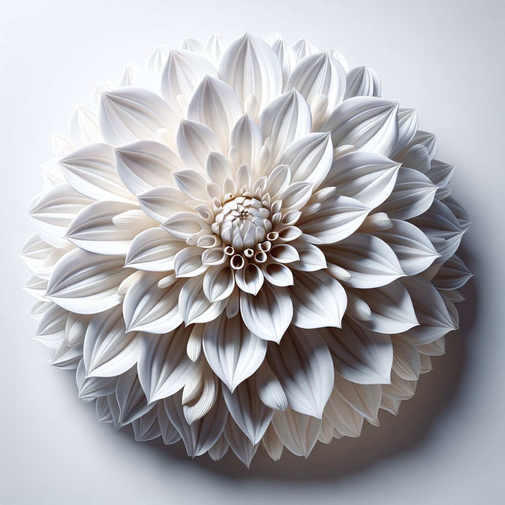 Picture of White Dahlia note