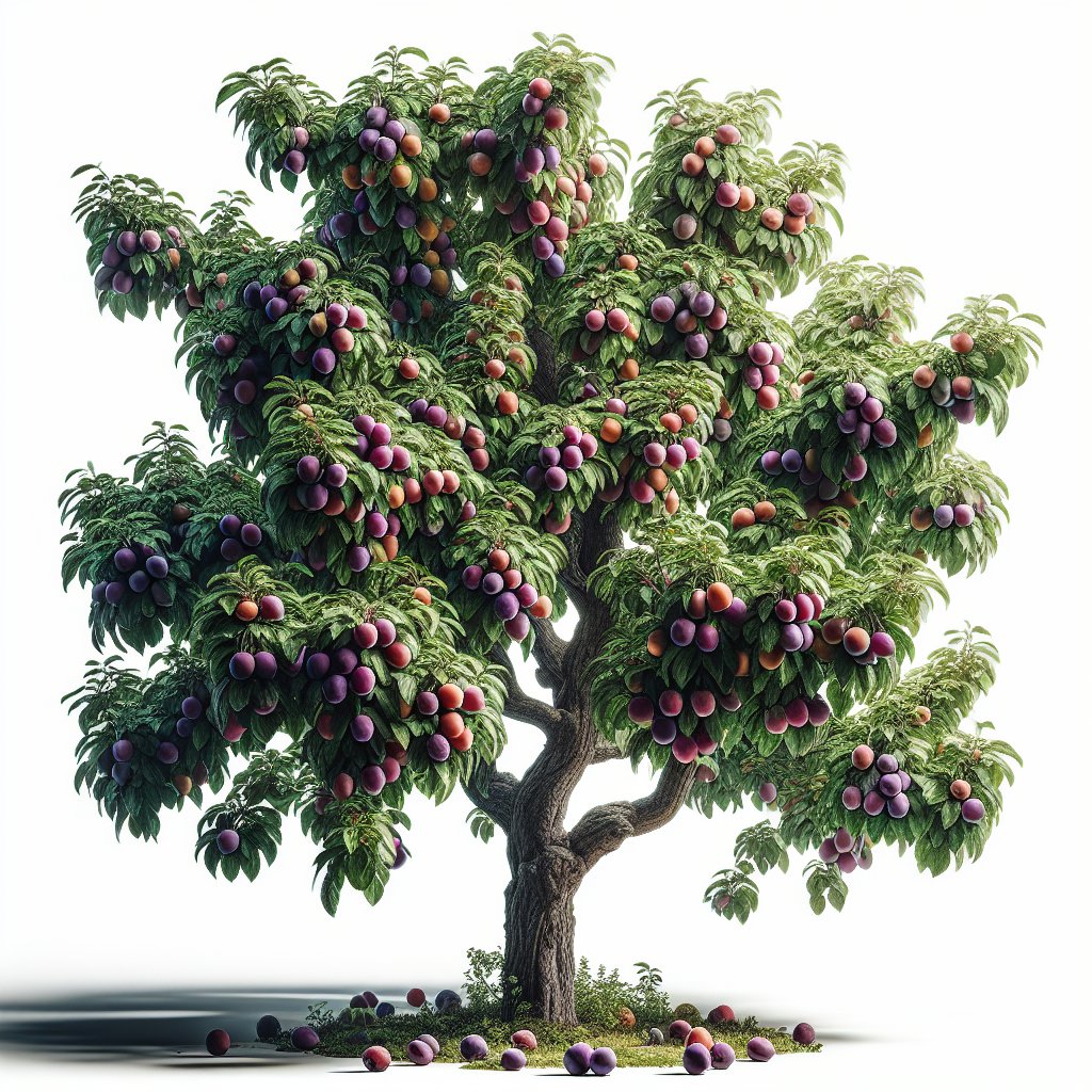 Picture of Plum Tree note