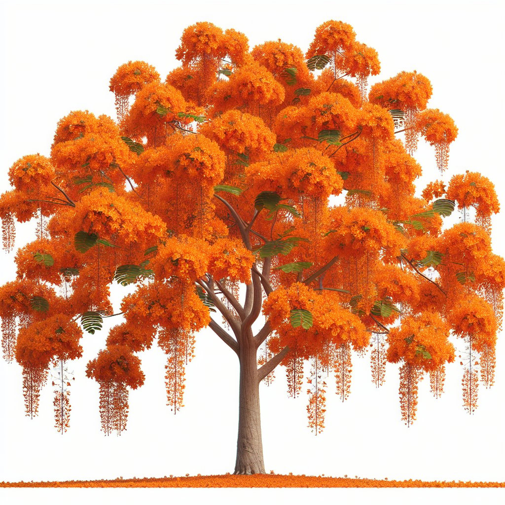 Picture of Orange Cassia Tree note