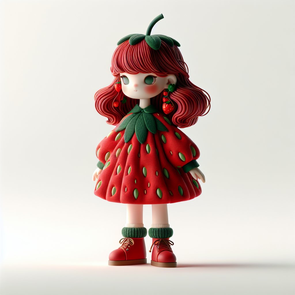 Picture of Little Doll Strawberry note