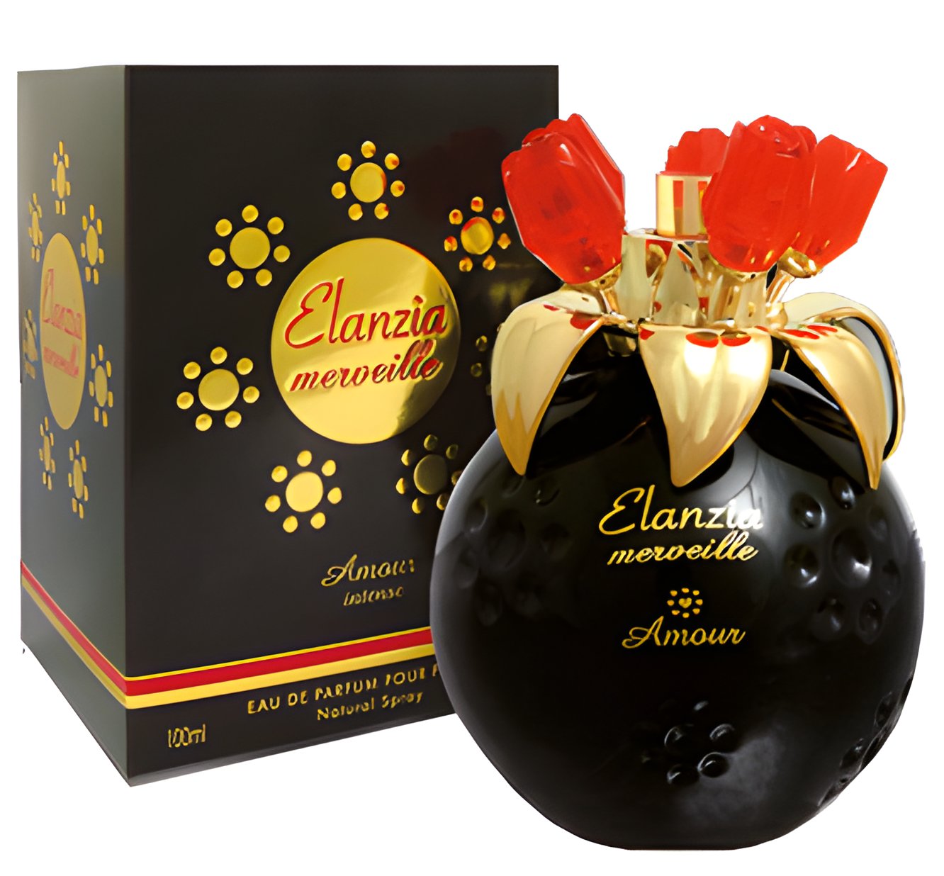 Picture of Elanzia Merveille Amour Black Intense fragrance